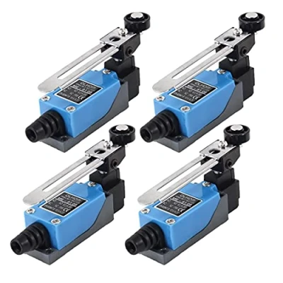 Afbeelding van GUUZI 4 stuks ME 8108 eindschakelaar Momenteel verstelbare rolhefboom NC NO CNC freesmachine laserrouter plasma compatibel met Ar duino 0 250 V/5 A