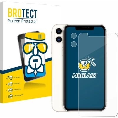 Afbeelding van BROTECT Screenprotector voor Apple iPhone 11 (Voor+Camera) Folie Beschermfolie Beschermglas transparant