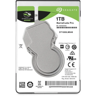 Afbeelding van Seagate Barracuda Pro ST1000LM049 Vaste schijf 1 TB intern SATA 6Gb/s 7200 tpm buffer: 128 MB