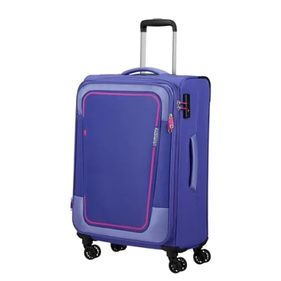 Afbeelding van American Tourister Pulsonic Spinner 68 EXP soft lilac Zachte koffer