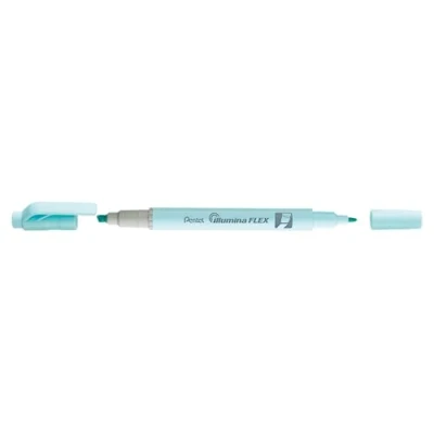 Afbeelding van Pentel SLW11P SE Markeerstift Illumina Flex pastelkleur met dubbele punt om te accentueren, markeren en dunne penvorm, lichtblauw