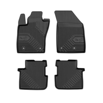 Afbeelding van FROGUM No. 77 77425316 Vloermatset Rubber voor en achter 4 Zwart Op maat gemaakt FIAT: Tipo Saloon