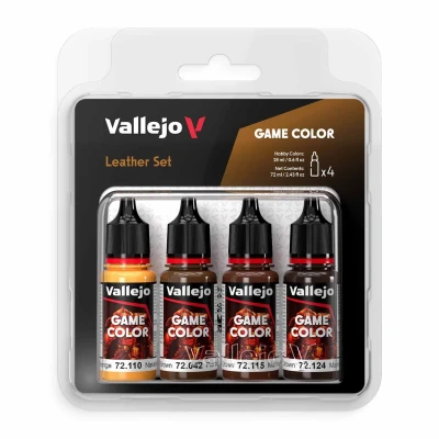 Afbeelding van Leather Set 4 kleuren 18ml 72385