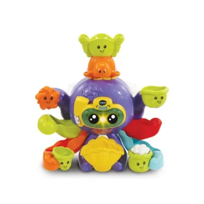 Afbeelding van VTech Spetterpret Badoctopus Badspeeltjes Badspeelgoed Baby Rustgevende Melodietjes &amp; Liedjes Cadeau Speelgoed 1 tot 5 Jaar