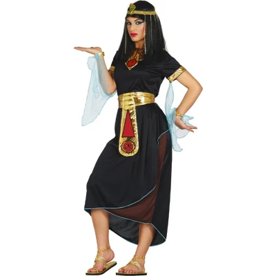 Afbeelding van Fiestas Guirca Kostuum Cleopatra zwart maat M (38 40)