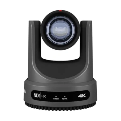 Afbeelding van PTZOptics Move 4K, een 3th Gen PTZ camera, 12x Optical Zoom grijs