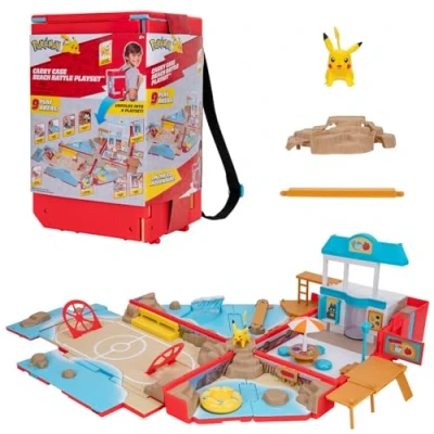Image de Sac A Dos Bandai Pokémon Du Dresseur Theme Plage S&#039;Ouvre Et Devient Une Super Arene