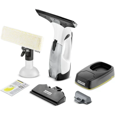 Afbeelding van Kärcher Window Vac WV 5 Plus N Battery accu raamwisser Extra en laadstation Looptijd 35 min. Inclusief brede smalle zuigmond Complete set