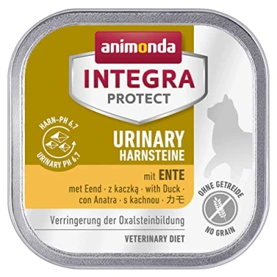 Afbeelding van ANIMONDA Integra Protect Harnsteine Eend nat kattenvoer 16 x 100g