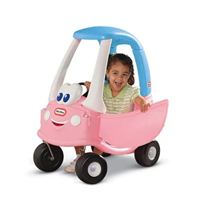 Afbeelding van Little Tikes Princess Cozy Coupe Car Speelgoedauto met Echte Toeter, Klik Contactschakelaar en Tankdop