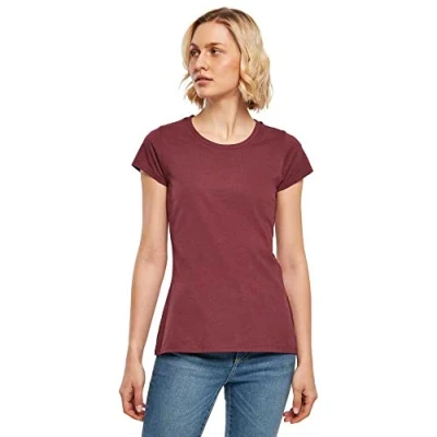 Afbeelding van Damesshirt &#039;Basic Tee&#039; met ronde hals Cherry XL