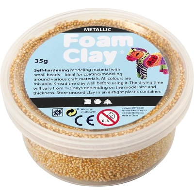 Afbeelding van Creativ Company Foam Clay Boetseerklei Goud 35 g 1 stuk(s)