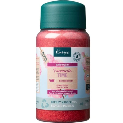 Afbeelding van 3x Kneipp Badkristallen Favourite Time Cherry Blossom 600 gr