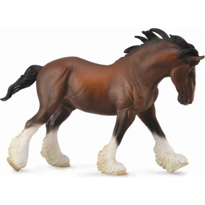 Afbeelding van Collecta Paarden: Clydesdale Hengst 20 Cm Bruin