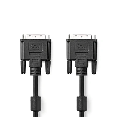 Afbeelding van Nedis Ccgp32001Bk30 Dvi Kabel D 24+1 Pins Male 3,0 M Zwart