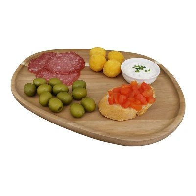 Afbeelding van Point Virgule Borrelplank Tapasplank Acaciahout 30x29.5x1.8cm