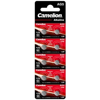 Image de Pack de 10 piles Camelion Alcaline AG5 0% Mercury/Hg