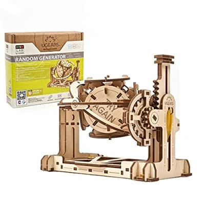 Afbeelding van Ugears modelbouw hout Random generator STEM LAB
