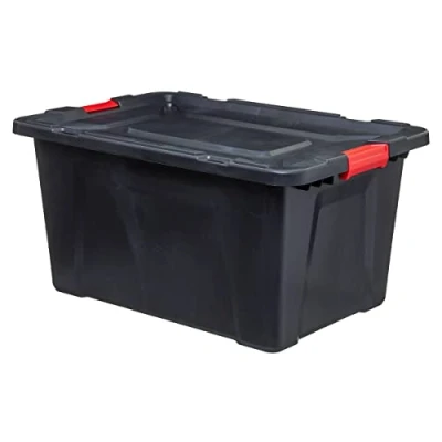 Afbeelding van 5Five Gerecyclede zwarte opbergbox 100 liter