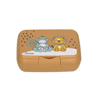 Afbeelding van Sterntaler Albert en Lio Monkey broodtrommel voor kinderen