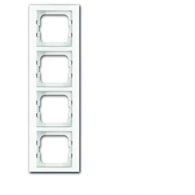Afbeelding van ABB Busch Jaeger 1724 280 BJ AFDEKRAAM 4V AX WITGLAS