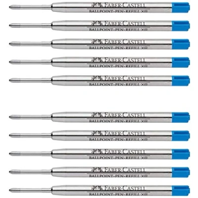 Afbeelding van Faber Castell 10 navulverpakkingen voor extra grote pennen, blauw