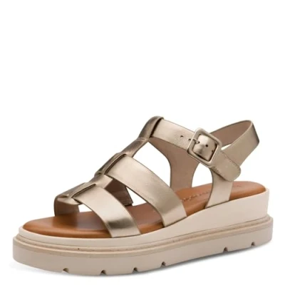 Afbeelding van Tamaris Dames 1 28724 44 damessandalen, brons, 40 EU