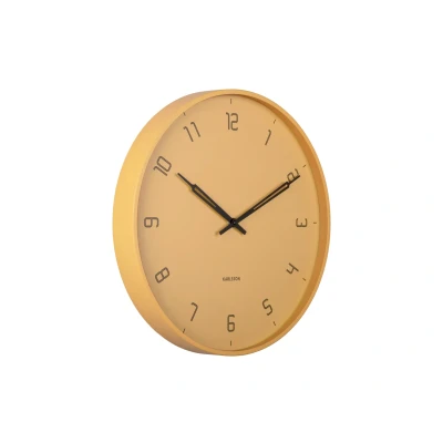 Afbeelding van Karlsson Wandklok Stark Honingbruin Ø40cm