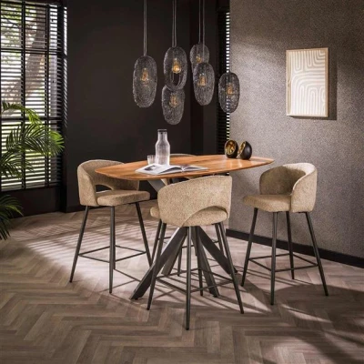 Afbeelding van Hoyz Collection Bartafel Arhus 140cm Massief Acacia Naturel