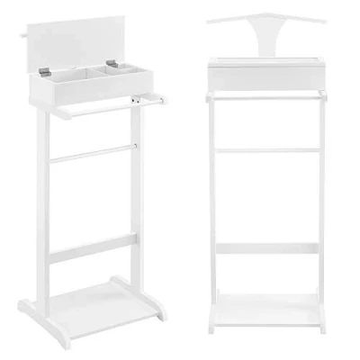 Afbeelding van Dressboy kledingrek met opbergdoos 110x43,5x34,5 cm wit