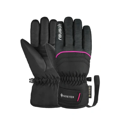 Afbeelding van Reusch Teddy Goretex Handschoenen voor kinderen, Maat: 4, Blck melang pink glo
