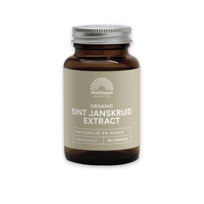 Afbeelding van Mattisson Biologisch Sint Janskruid Extract 90 capsules