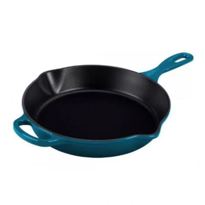 Afbeelding van Le Creuset Signature Hoge Koekenpan Deep Teal 26 cm