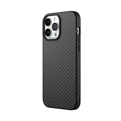 Afbeelding van RHINOSHIELD Case Compatible with [iPhone 13 Pro Max] SolidSuit Shock Absorbent Slim Design Protective Cover Premium Matte Finish 3.5M / 11ft Drop Protection Carbon Fiber