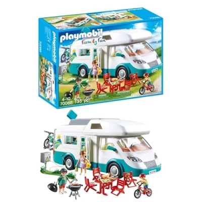 Image de Playmobil Family Fun 70088 Famille et camping car