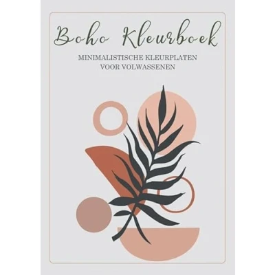 Afbeelding van Boho Kleurboek Minimalistische Kleurplaten voor Volwassenen