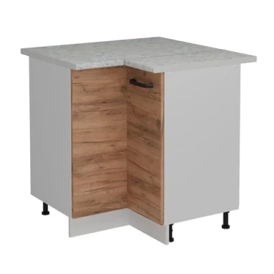 Afbeelding van Vicco R Line Hoekkast, Goldkraft eiken, 75,6 cm, marmer