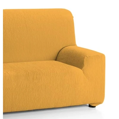 Afbeelding van Martina Home Emilia elastische bankovertrek, 2 zits, goudkleurig