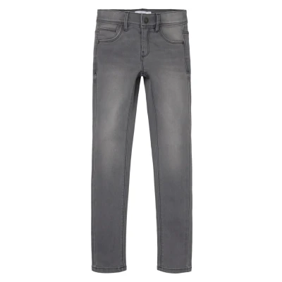 Afbeelding van Name it Nkfpolly Dnmtax PANT Jeans Skinny Fit voor kinderen, Maat: 158, Light grey denim
