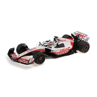Afbeelding van Haas F1 Team VF 22 #20 Pole Position Brazilian GP 2022 1:18 Minichamps
