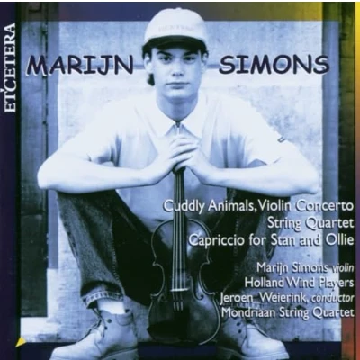 Afbeelding van Marijn Simons, Mondriaan Quartet Cuddly Animals (CD)