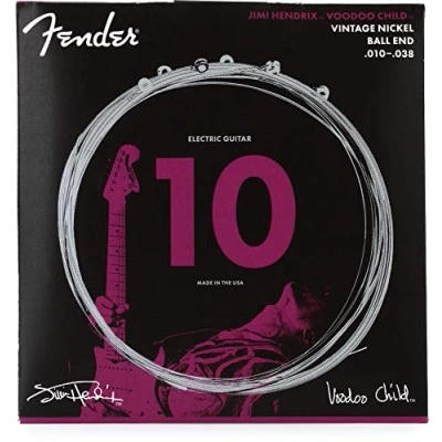 Afbeelding van Fender Jimi Hendrix Voodoo Child VN Ball End Strings 010 038 Elektrische gitaarsnaren