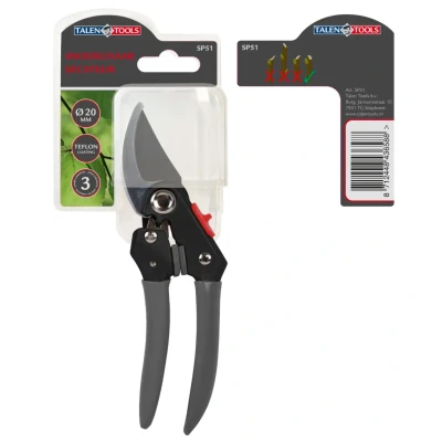 Afbeelding van Snoeischaar voorbijsnijdend ergonomisch premium 21 cm TalenTools
