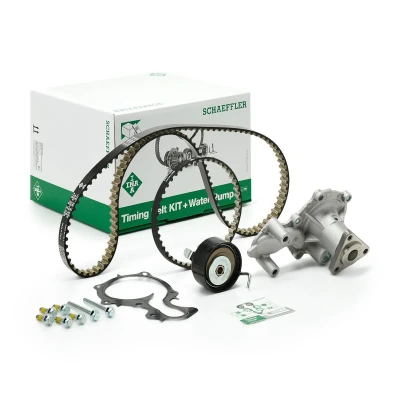 Afbeelding van INA 530 0700 30 waterpomp + Distributieriem Set Met FORD: Fiesta 7, Mk6 Saloon, FOCUS 3