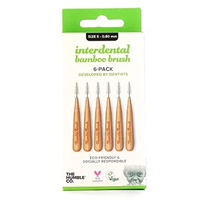 Afbeelding van Interdental borsteltje 6 st groen 0.80 mm