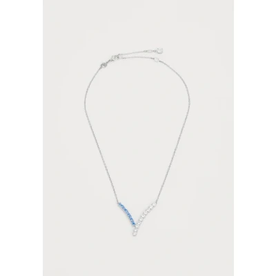 Afbeelding van Swarovski Pendentif Matrix, Tailles variées, Bleu, Métal rhodié