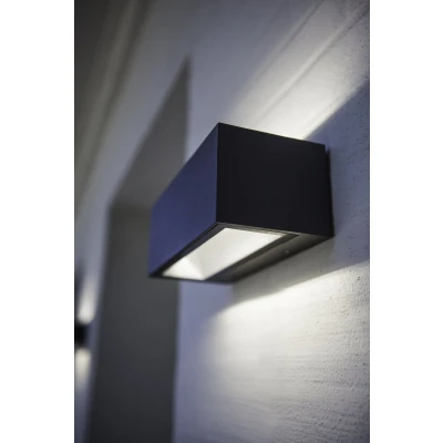 Afbeelding van LUTEC Gemini Wandlamp voor buiten LED 4000K Donkergrijs
