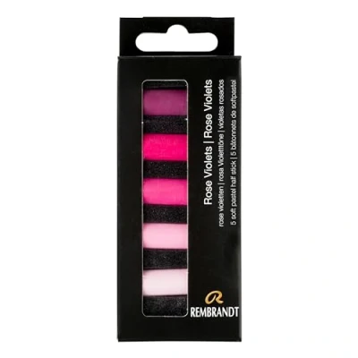 Afbeelding van Rembrandt softpastel half 5 Rose violetten