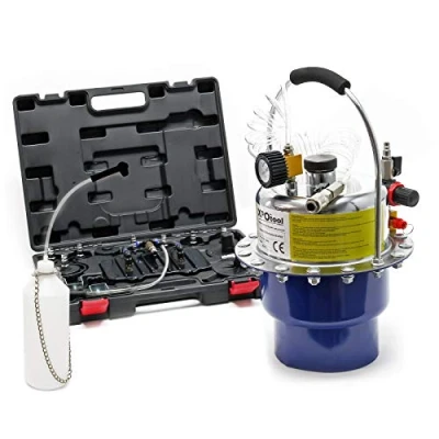 Afbeelding van XPOtool Pneumatische remontluchtingsset 5 l tank 3 bar max. Automatisch apparaat Remvloeistofuitwisseling adapters brede compatibiliteitsvriendelijkheid veilig remmen auto garage