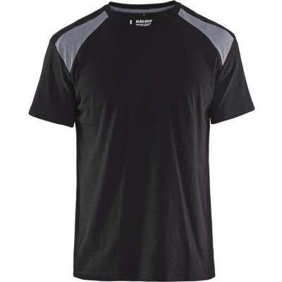 Afbeelding van Blaklader T shirt bi colour 3379 1042 Zwart/Grijs S